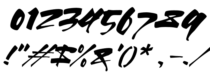 Burnley Font OTHER CHARS
