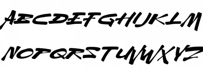 Burnley Schriftart Groß