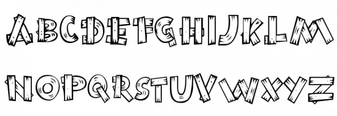Burnstown Dam Schriftart Groß