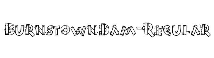 BurnstownDam-Regular  Скачать бесплатные шрифты