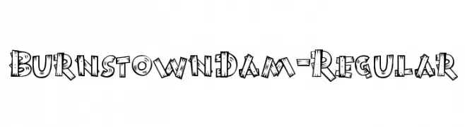BurnstownDam-Regular  Fuentes Gratis Descargar