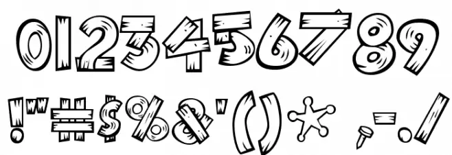 BurnstownDam-Regular Font OTHER CHARS