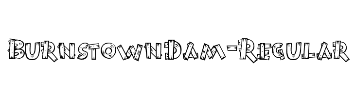 BurnstownDam-Regular  Free Fonts Download
