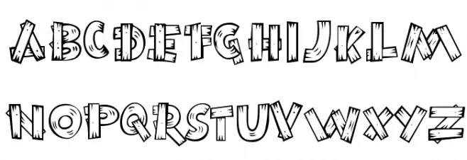 BurnstownDam-Regular Font UPPERCASE