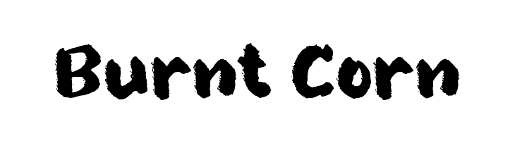Burnt Corn  Fuentes Gratis Descargar