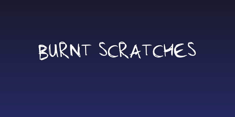 Burnt Scratches Social Header