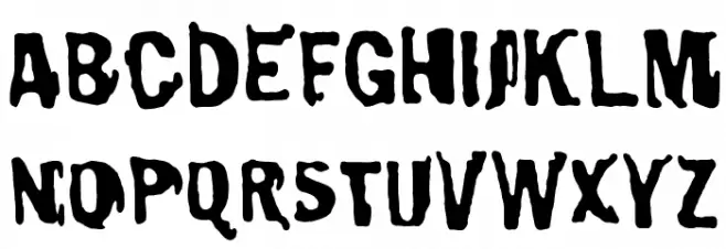 Burnthouse Шрифта ВЕРХНИЙ
