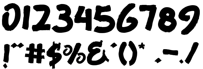 Burrick Font OTHER CHARS