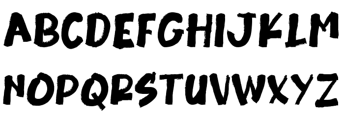 Burrick Font LOWERCASE