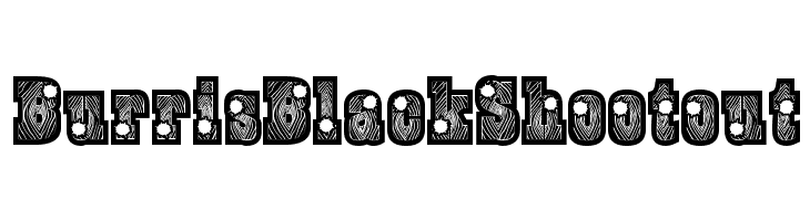 BurrisBlackShootout  font caratteri gratis