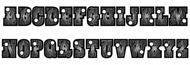 BurrisBlackShootout Schriftart Groß