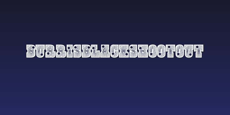 BurrisBlackShootout Social Header