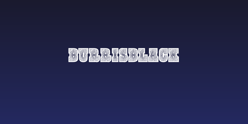BurrisBlack Social Header
