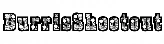 BurrisShootout  Fuentes Gratis Descargar