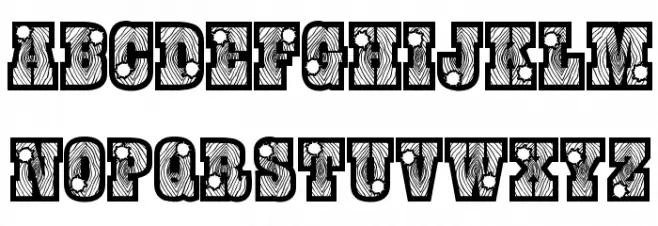 BurrisShootout Schriftart Groß
