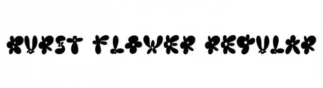 Burst Flower Regular  font caratteri gratis