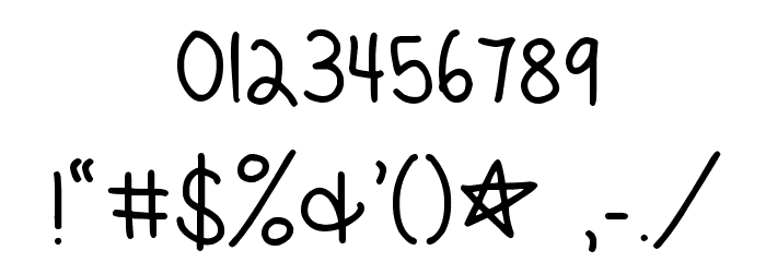 Burst My Bubble Font OTHER CHARS