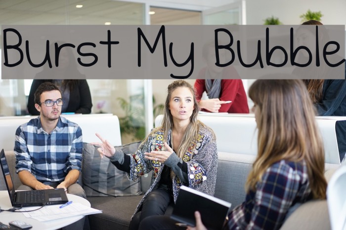Burst My Bubble Font examples