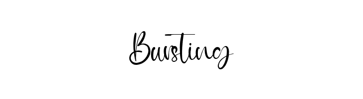 Bursting Font - FFonts.net