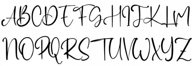Bursting Schriftart Groß