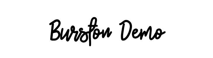 Burston Demo  Frei Schriftart Herunterladen