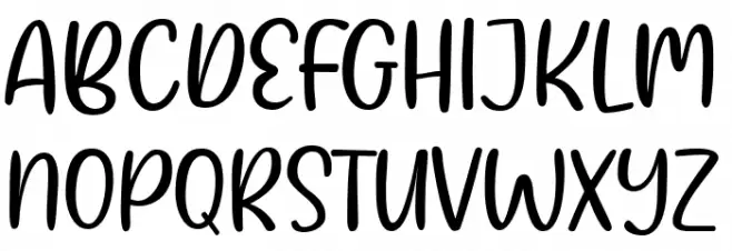 Burswood Demo フォント 大文字