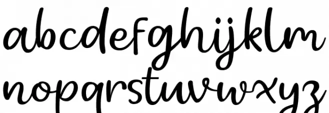 Burswood Demo フォント 小文字