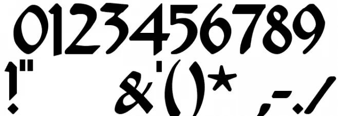 Burte-Fraktur Font OTHER CHARS