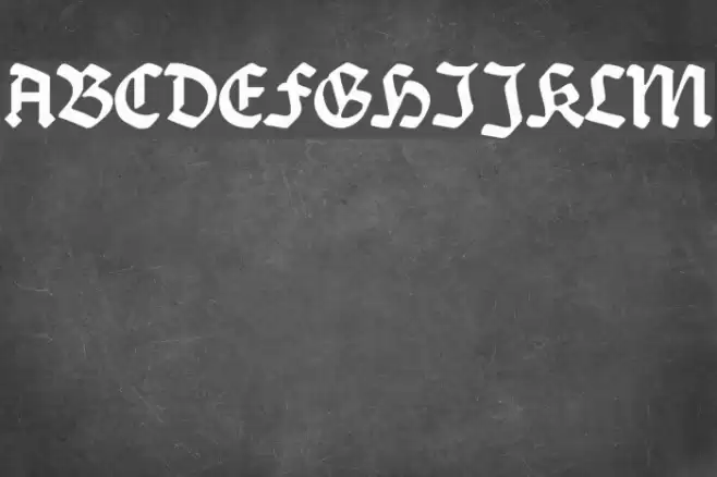 Burte-Fraktur Font examples