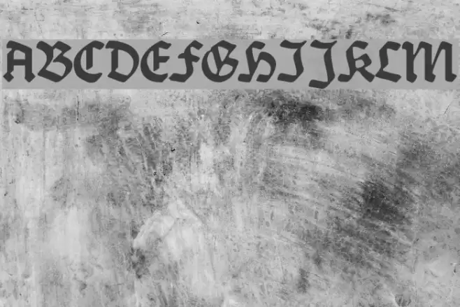 Burte-Fraktur Font examples