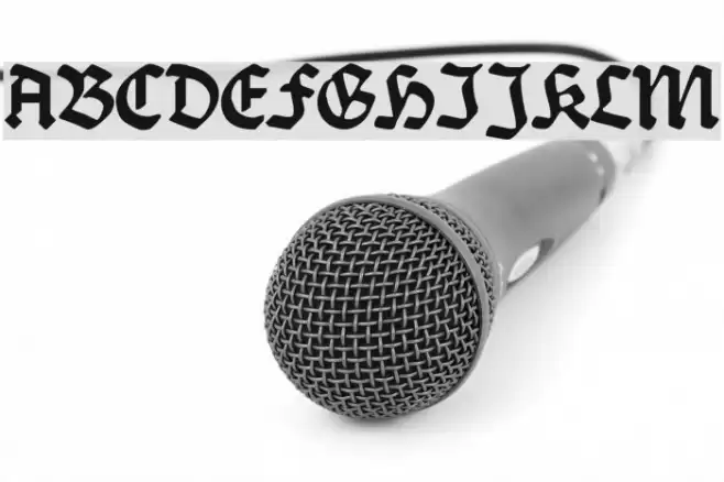 Burte-Fraktur Font examples