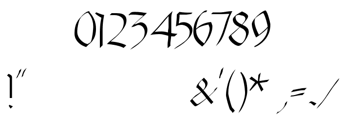 Burtine Font OTHER CHARS