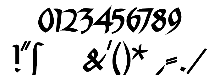 Burtinomatic-DemiBold Font OTHER CHARS
