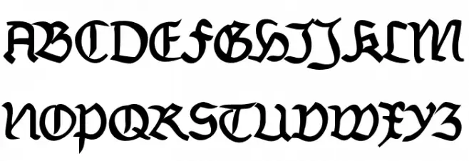 Burtinomatic-DemiBold Schriftart Groß