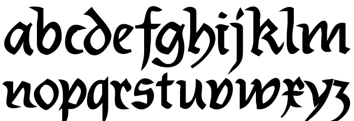 Burtinomatic-DemiBold Font LOWERCASE