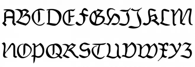 Burtinomatic Font UPPERCASE