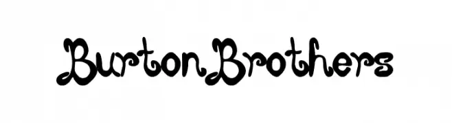 Burton Brothers  Frei Schriftart Herunterladen