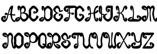Burton Brothers Schriftart Groß