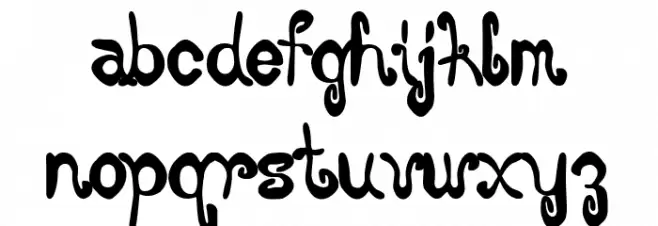 Burton Brothers फ़ॉन्ट लोअरकेस