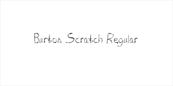 Burton Scratch Regular Logo