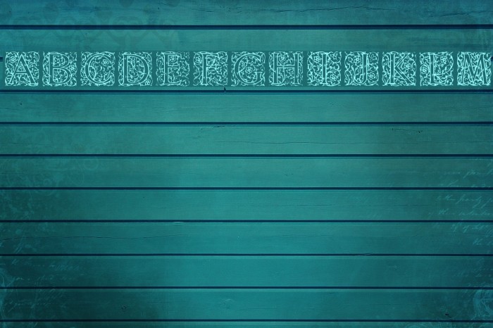 Burton Font examples
