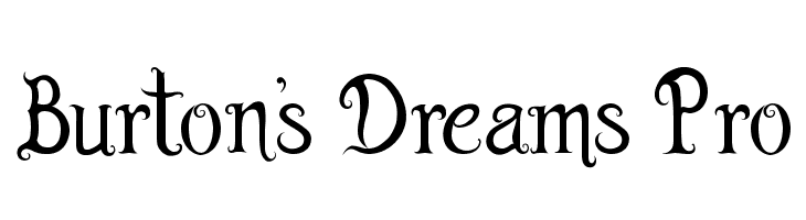 Burton's Dreams Pro  Frei Schriftart Herunterladen
