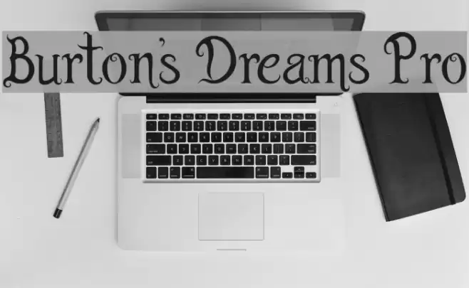 Burton's Dreams Pro Font examples