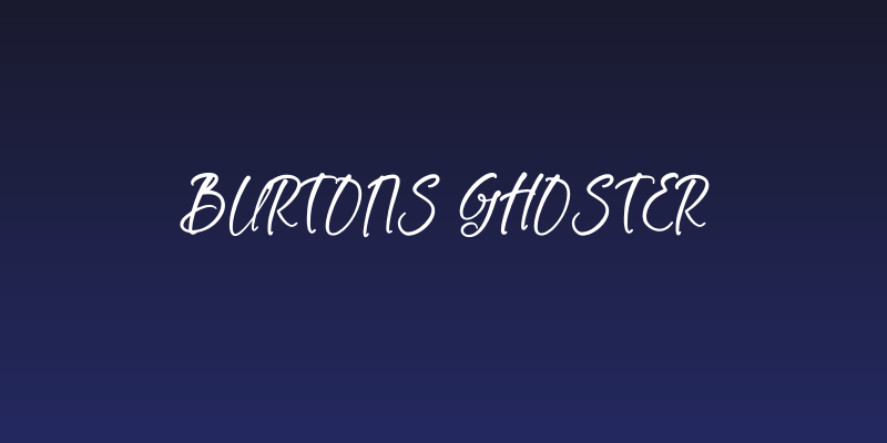 Burtons Ghoster Social Header