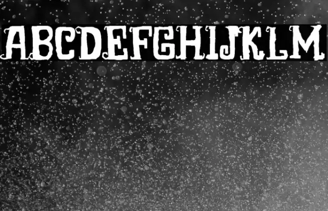 Burton's Park Schriftart examples