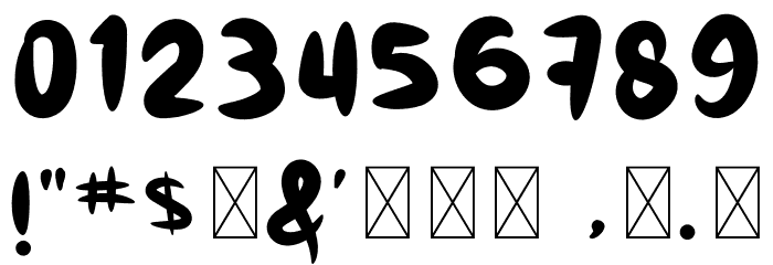 Burukuduk Font OTHER CHARS