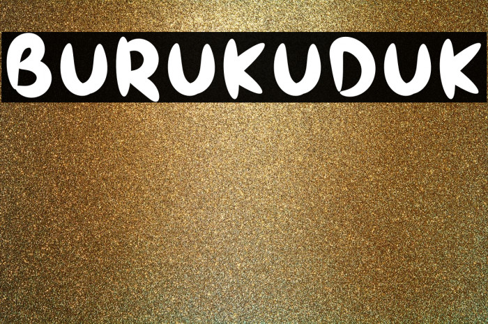 Burukuduk Font examples