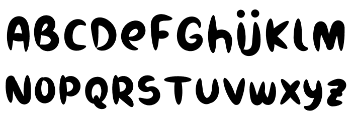 Burukuduk Font LOWERCASE