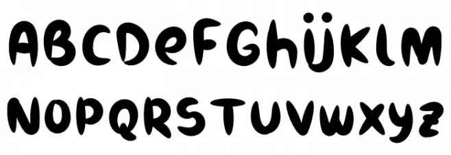 Burukuduk خط أحرف صغيرة