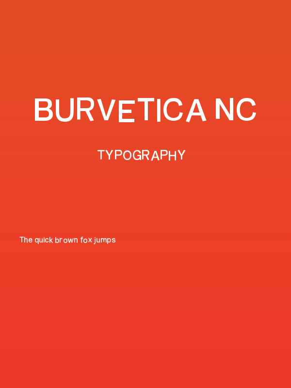 Burvetica NC Poster